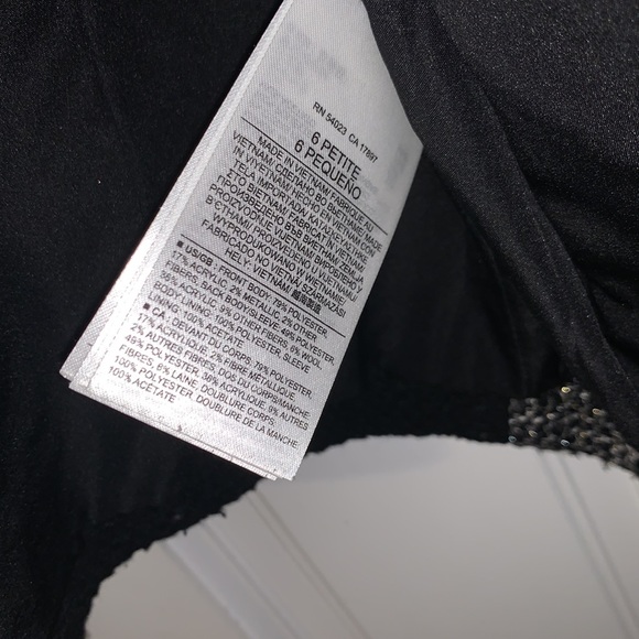 Banana Republic Silver Black Blazer - Picture 4 of 5